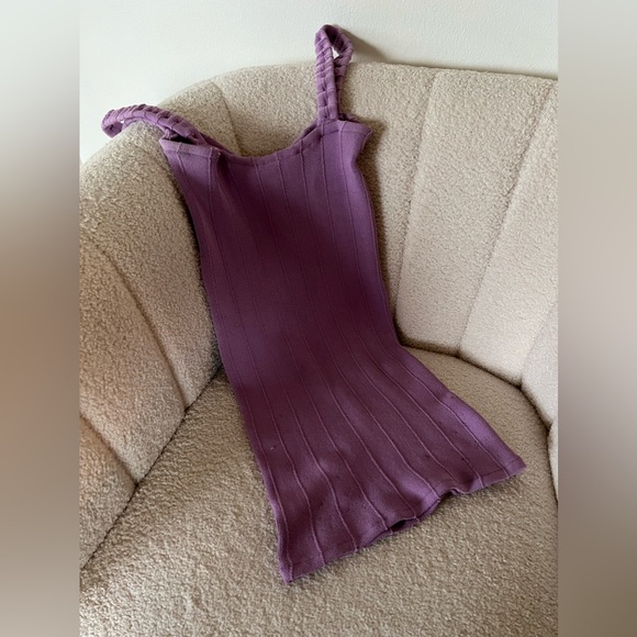 Hunza G fitted knitted tank dress one size - Picture 3 of 8